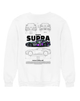 Φούτερ χωρίς κουκούλα Γυναικείο - Supra A90 - Color Thumbnail 'Ασπρο