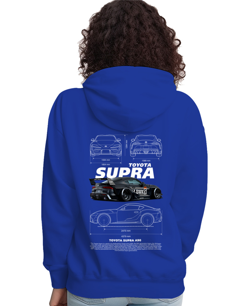 Φούτερ με κουκούλα Γυναικείο - Supra A90 - Image 1