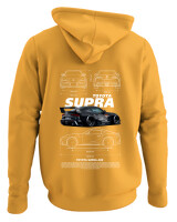 Φούτερ με κουκούλα - Supra A90 - Color Thumbnail Κίτρινο Χρυσό