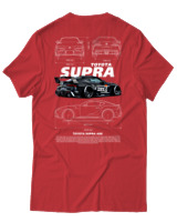 T-Shirt Αντρικό - Supra A90 - Color Thumbnail Κόκκινο
