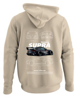 Φούτερ με κουκούλα - Supra A90 - Color Thumbnail Μπέζ