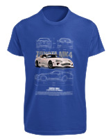 T-Shirt Fit Αντρικό - Supra MK4 - Color Thumbnail Μπλε Ρουά