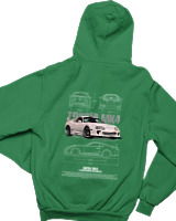 Φούτερ με κουκούλα Παιδικό - Supra MK4 - Color Thumbnail Πράσινο