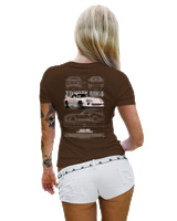 T-Shirt Στενή Γραμμή Γυναικείο - Supra MK4 - Color Thumbnail Καφέ
