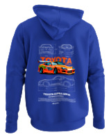 Φούτερ με κουκούλα Αντρικό - Supra MK4 - Color Thumbnail Μπλε Ρουά