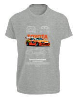 T-Shirt Fit Αντρικό - Supra MK4 - Color Thumbnail Γκρι Μελανζέ
