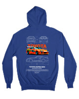 Ζακέτα Φούτερ με κουκούλα Αντρικό - Supra MK4 - Color Thumbnail Μπλε Ρουά