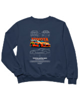 Φούτερ χωρίς κουκούλα Παιδικό - Supra MK4 - Color Thumbnail Σκούρο Μπλε