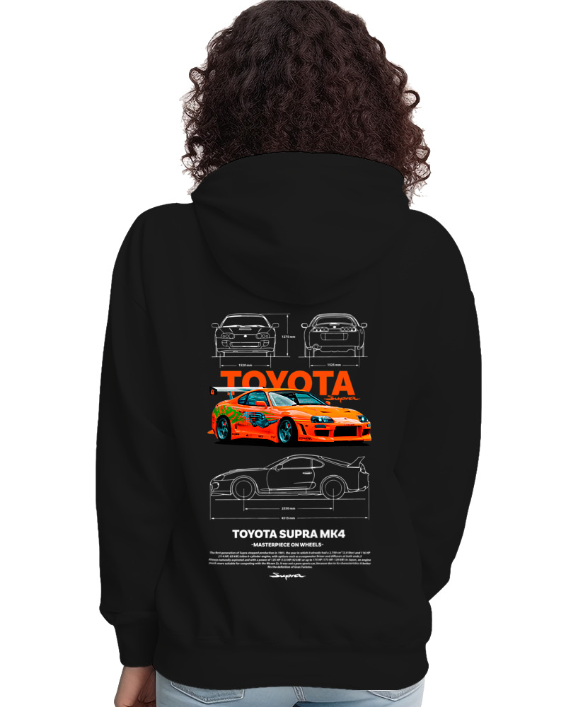 Φούτερ με κουκούλα Γυναικείο - Supra MK4 - Image 1