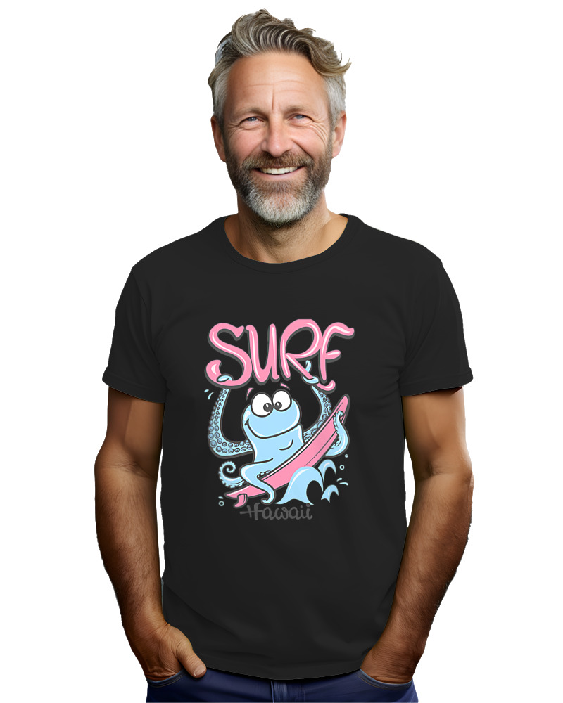 T-Shirt Αντρικό - Surf Octopus - Image 2