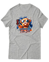 T-Shirt Αντρικό - Surviving On Coke Zero - Color Thumbnail Γκρι Μελανζέ