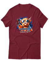 T-Shirt Αντρικό - Surviving On Coke Zero - Color Thumbnail Σκούρο Κόκκινο