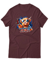 T-Shirt Αντρικό - Surviving On Coke Zero - Color Thumbnail Μπορντό