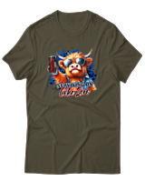 T-Shirt Αντρικό - Surviving On Coke Zero - Color Thumbnail Χακί
