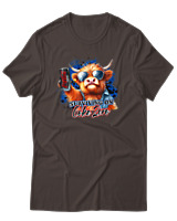 T-Shirt Αντρικό - Surviving On Coke Zero - Color Thumbnail Καφέ