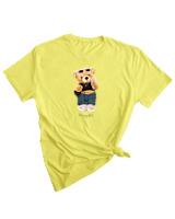 T-Shirt Woman Fashion Γυναικείο - Swag Girl - Color Thumbnail LIGHT YELLOW