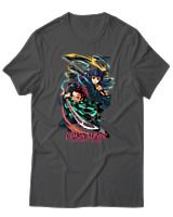 T-Shirt Unisex - Swordsmith Village - Color Thumbnail Ανθρακί