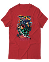 T-Shirt Unisex - Swordsmith Village - Color Thumbnail Κόκκινο