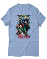 T-Shirt Unisex - Swordsmith Village - Color Thumbnail Γαλάζιο