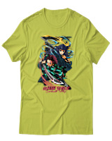 T-Shirt Unisex - Swordsmith Village - Color Thumbnail Λαχανί