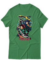 T-Shirt Unisex - Swordsmith Village - Color Thumbnail Πράσινο