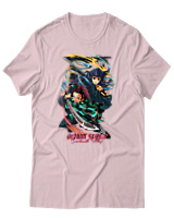 T-Shirt Unisex - Swordsmith Village - Color Thumbnail Απαλό Ροζ