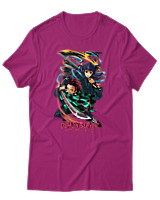 T-Shirt Unisex - Swordsmith Village - Color Thumbnail Φουξια