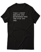 T-Shirt Αντρικό - Take A Deep Breath - Color Thumbnail Μαύρο