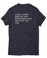 T-Shirt Αντρικό - Take A Deep Breath - Color Thumbnail Σκούρο Μπλε