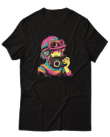 T-Shirt Αντρικό - Take A Photo - Color Thumbnail Μαύρο
