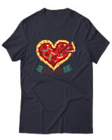 T-Shirt Αντρικό - Take A Slice Of My Heart - Color Thumbnail Σκούρο Μπλε