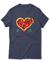 T-Shirt Αντρικό - Take A Slice Of My Heart - Color Thumbnail Μπλε Γκρι