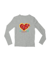 Μακρυμάνικο Μακό Παιδικό - Take A Slice Of My Heart - Color Thumbnail Γκρι Μελανζέ