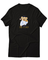 T-Shirt Αντρικό - Take It Easy - Color Thumbnail Μαύρο