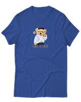 T-Shirt Αντρικό - Take It Easy - Color Thumbnail Μπλε Ρουά