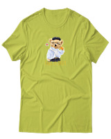 T-Shirt Αντρικό - Take It Easy - Color Thumbnail Λαχανί
