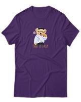 T-Shirt Αντρικό - Take It Easy - Color Thumbnail Σκούρο Μωβ