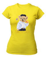 T-Shirt Στενή Γραμμή - Take It Easy - Color Thumbnail Κίτρινο