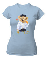 T-Shirt Στενή Γραμμή - Take It Easy - Color Thumbnail Γαλάζιο