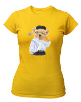 T-Shirt Στενή Γραμμή - Take It Easy - Color Thumbnail Χρυσό Κίτρινο