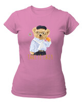 T-Shirt Στενή Γραμμή - Take It Easy - Color Thumbnail Ροζ