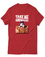 T-Shirt Αντρικό - Take Me Anywhere - Color Thumbnail Κόκκινο