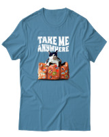 T-Shirt Αντρικό - Take Me Anywhere - Color Thumbnail Τιρκουάζ
