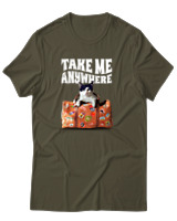 T-Shirt Αντρικό - Take Me Anywhere - Color Thumbnail Χακί