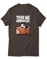 T-Shirt Αντρικό - Take Me Anywhere - Color Thumbnail Καφέ
