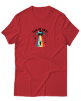 T-Shirt Αντρικό - Take Me Away - Color Thumbnail Κόκκινο
