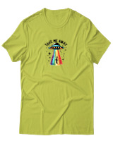 T-Shirt Αντρικό - Take Me Away - Color Thumbnail Λαχανί