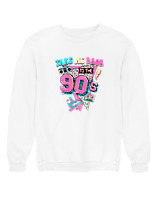 Φούτερ χωρίς κουκούλα Γυναικείο - Take Me Back To The 80s - Color Thumbnail 'Ασπρο
