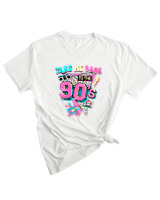 T-Shirt Woman Fashion Γυναικείο - Take Me Back To The 80s - Color Thumbnail WHITE