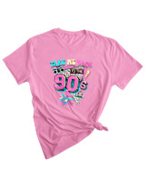 T-Shirt Woman Fashion Γυναικείο - Take Me Back To The 80s - Color Thumbnail PINK
